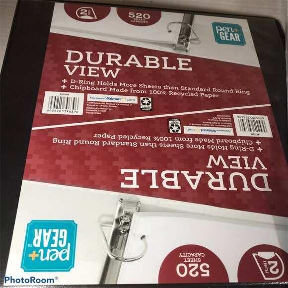 Notebook Lot Black 520 Sheet/White 175 Sheet Notebook Paper Dividers Protectors - Picture 2 of 9